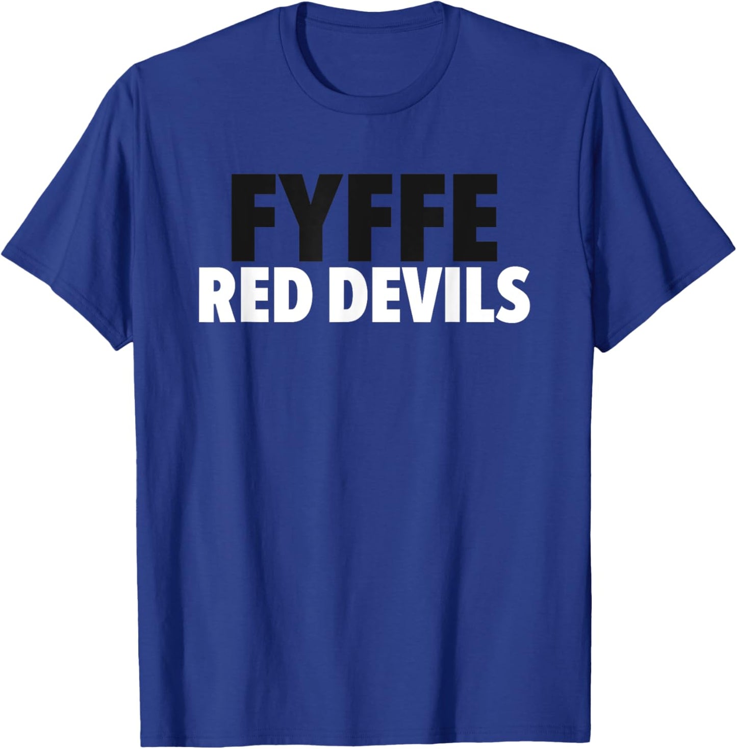 Fyffe Red Devils Bold T-Shirt - T-Shirt | Royal