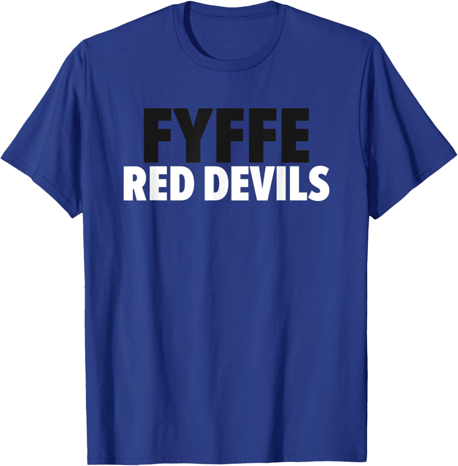 Fyffe Red Devils Bold T-Shirt - T-Shirt | Royal