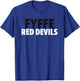 Fyffe Red Devils Bold T-Shirt - T-Shirt | Royal