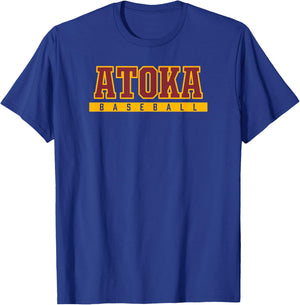 Atoka High School Baseball T-Shirt - T-Shirt | Royal