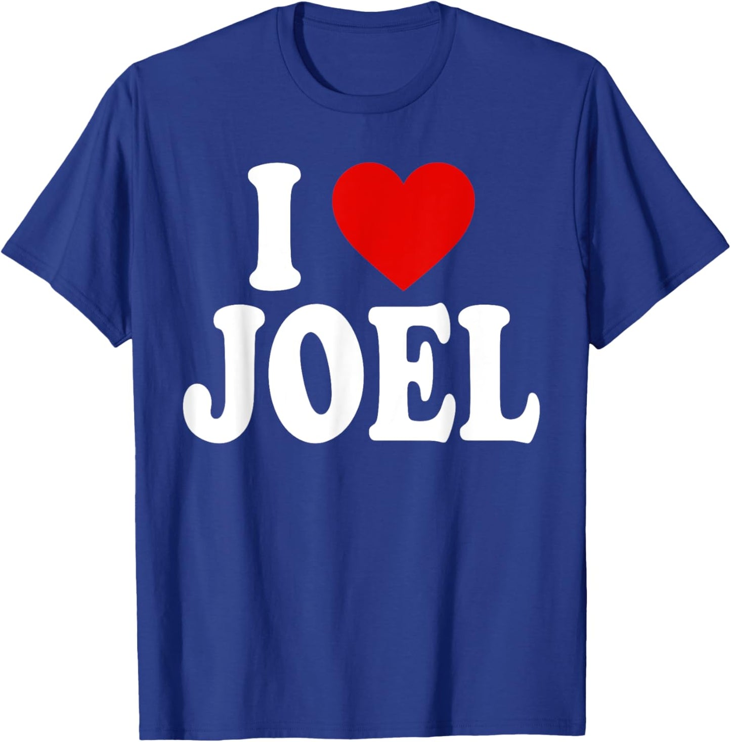 I Heart Love Joel T-Shirt - T-Shirt | Royal