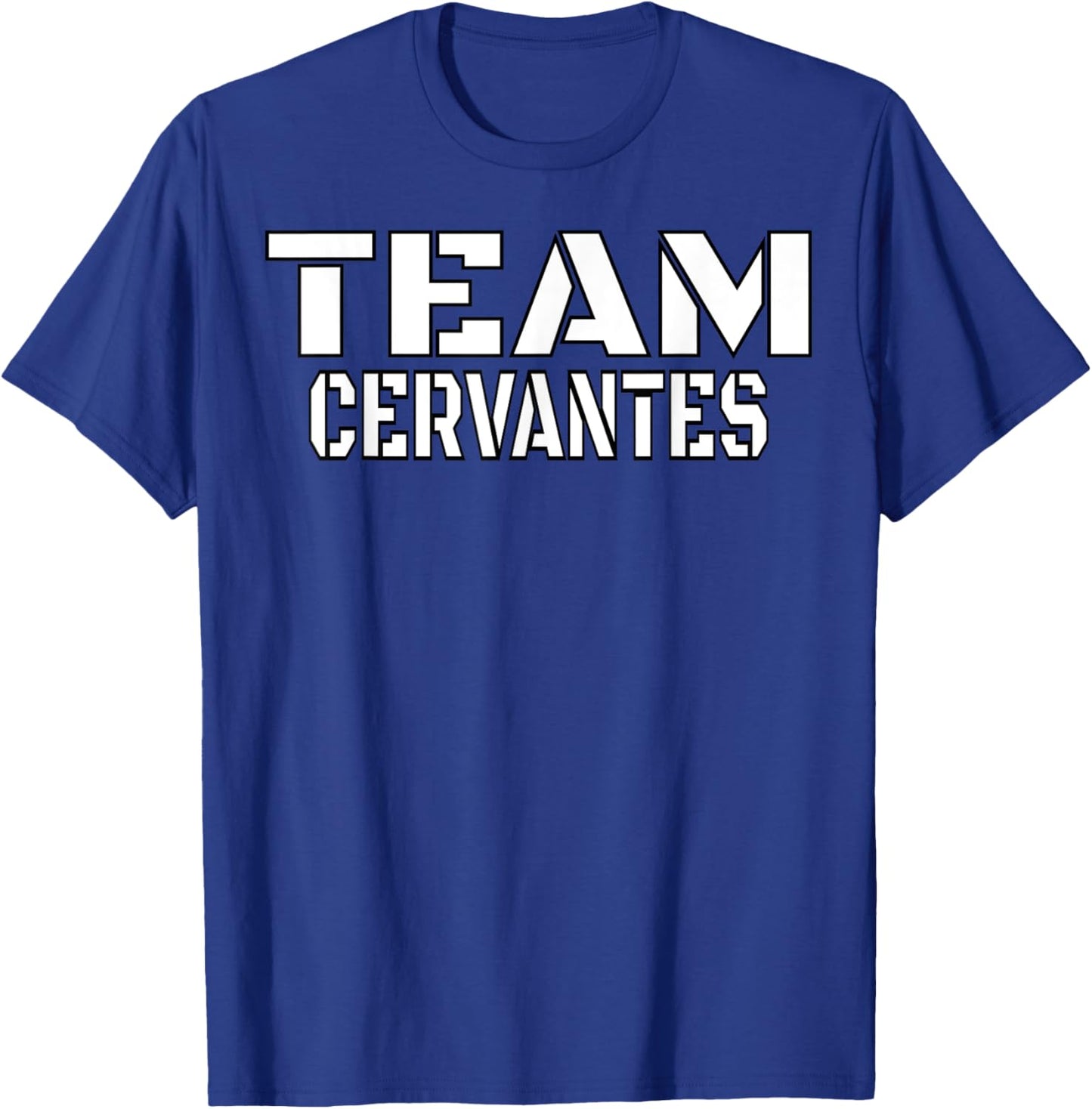 Team Cervantes Unique Personalized Matching Family T-Shirt - T-Shirt | Royal