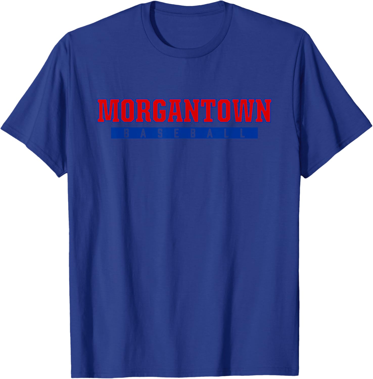 Morgantown High School Baseball T-Shirt - T-Shirt | Royal