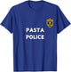 Fun Graphic-Pasta Police T-Shirt - T-Shirt | Royal