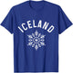 Iceland Snowflake Icelandic Reykjavik Iceland Souvenir T-Shirt - T-Shirt | Royal