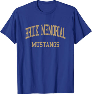 Brick Memorial High School HS Brick NJ Retro Sports T-Shirt - T-Shirt | Royal