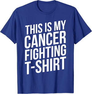 This Is My Cancer Fighting Cancer Patient Fighter T-Shirt - T-Shirt | Royal