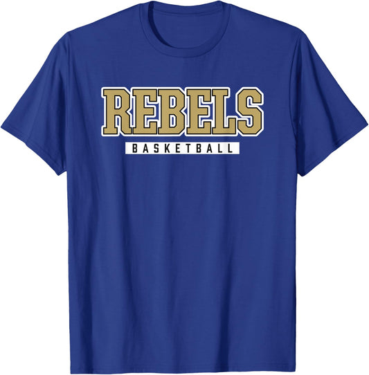 Rebels Basketball Boyle County High School T-Shirt - T-Shirt | Royal