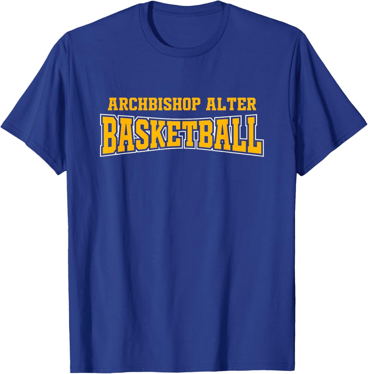 Archbishop Alter High School Basketball Warp HS T-Shirt - T-Shirt | Royal