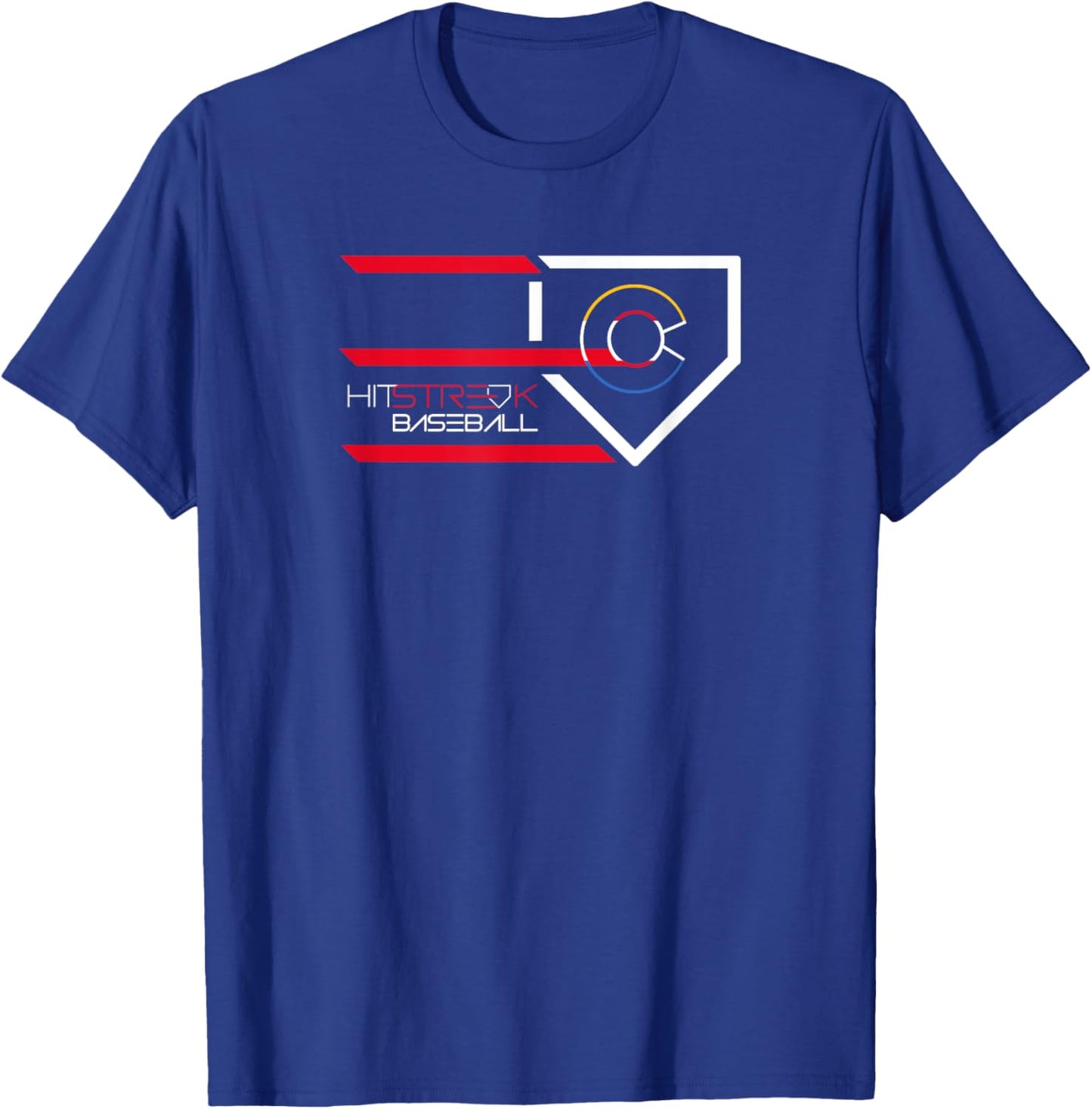 Colorado - Hit Streak Baseball T-Shirt - T-Shirt | Royal