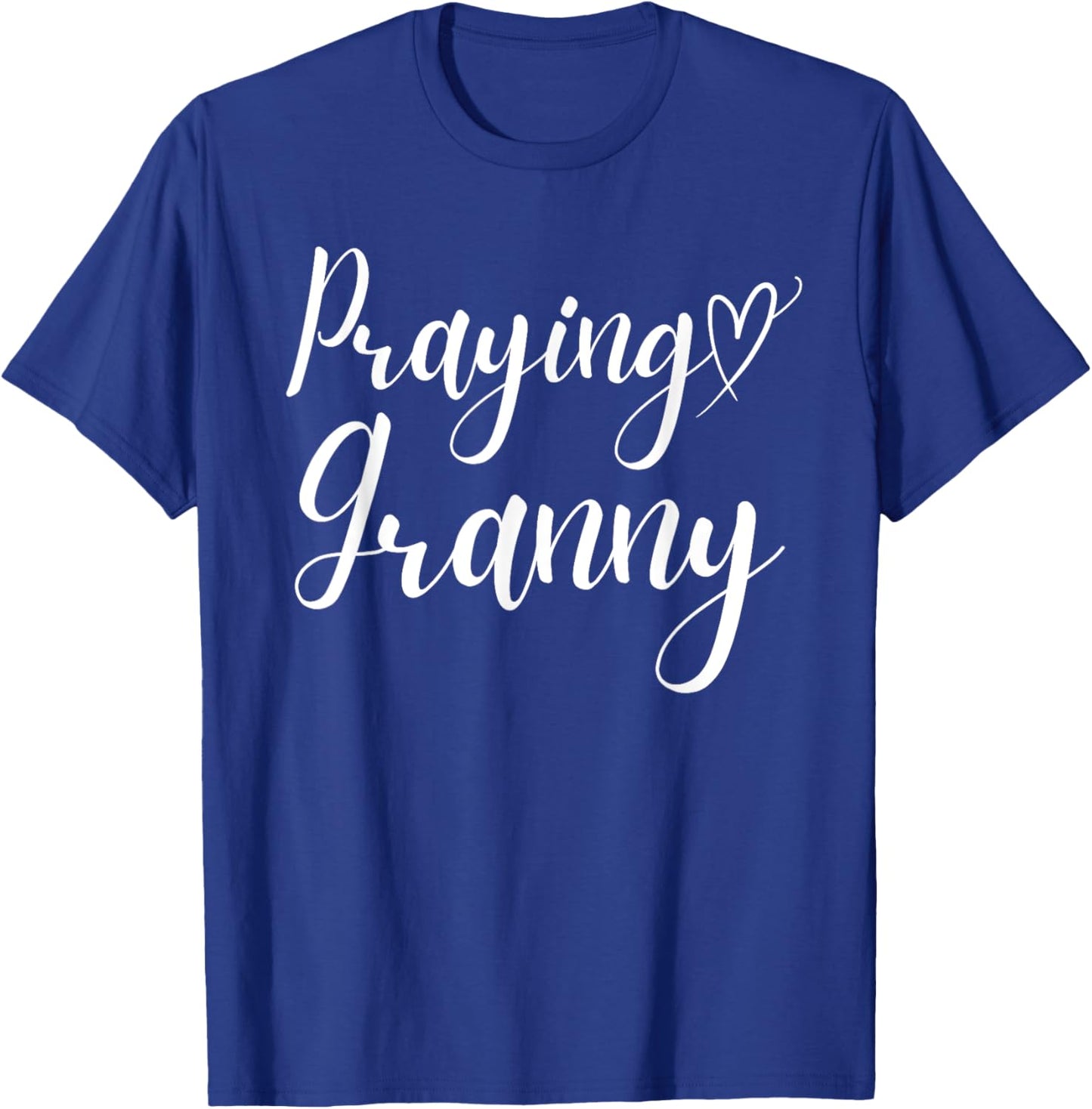 Praying Granny Perfect Christian Grandma T-Shirt - T-Shirt | Royal