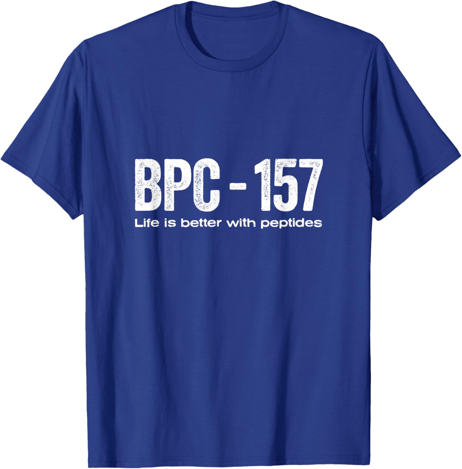 BPC 157 Peptide - Peptide and Wellness Merch T-Shirt - T-Shirt | Royal