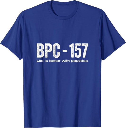 BPC 157 Peptide - Peptide and Wellness Merch T-Shirt - T-Shirt | Royal