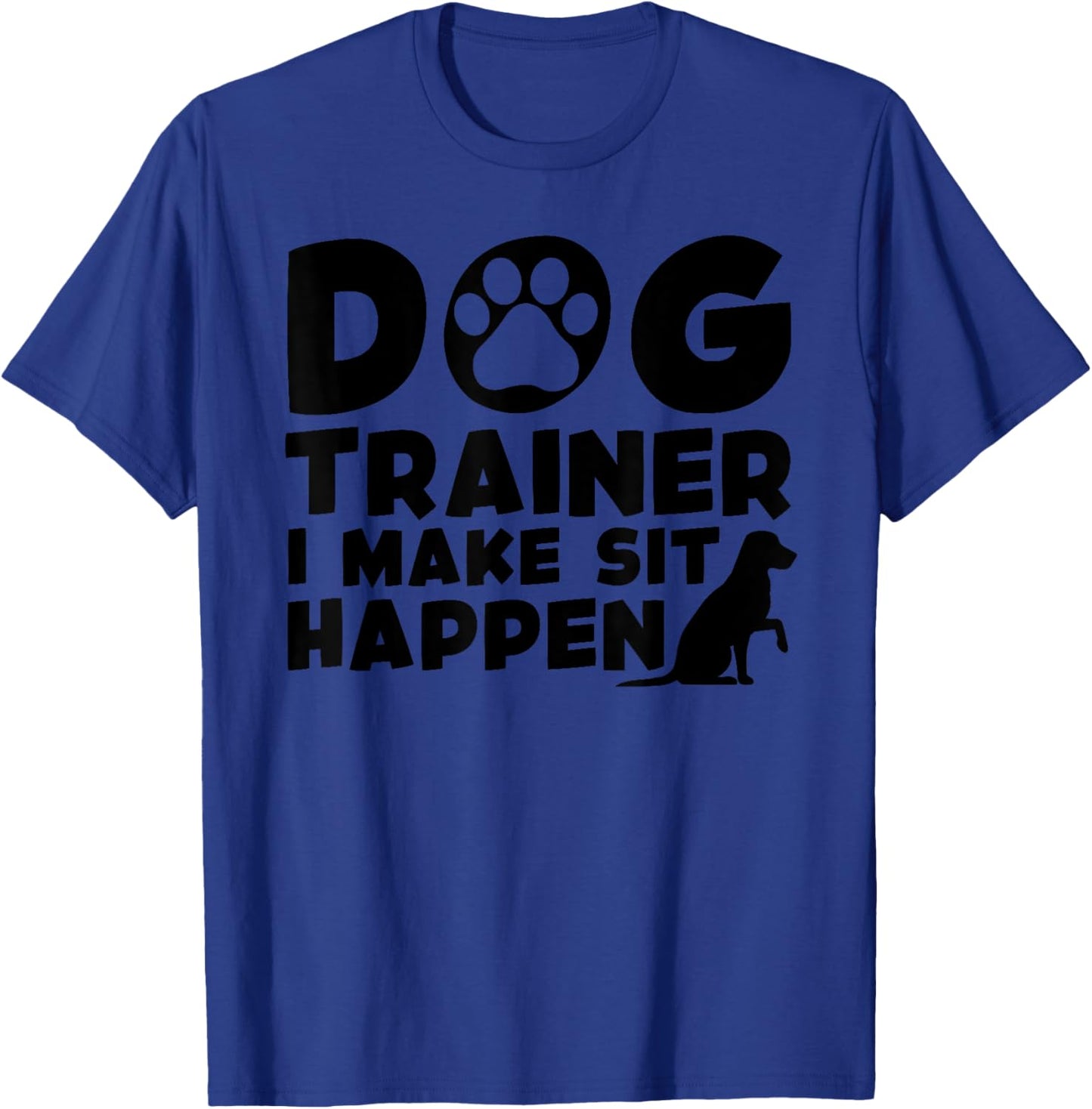 Cool Dog Trainer Art Women Dog Handler Dog Training T-Shirt - T-Shirt | Royal