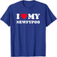 Newfypoos Newfoundland Poodle Mix I Love My Newfypoo T-Shirt - T-Shirt | Royal