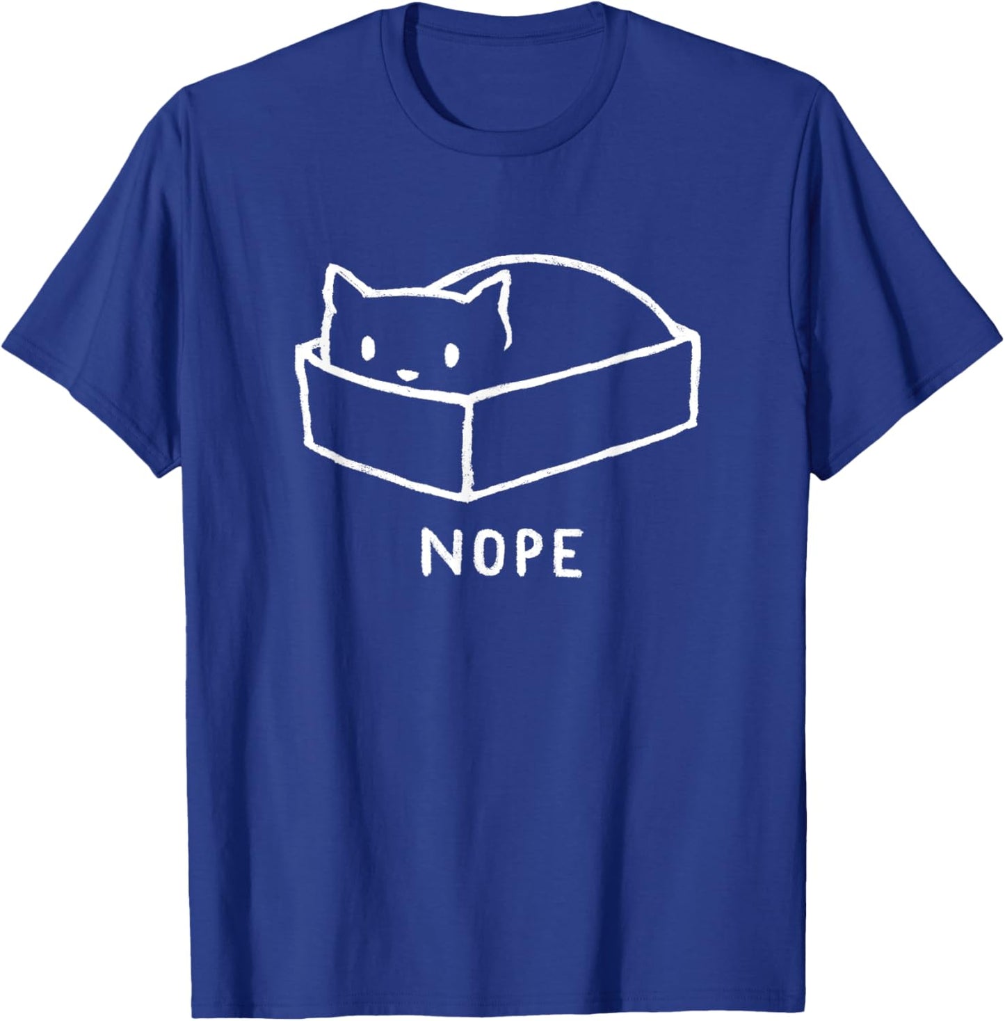Threadless Fox Shiver Nope Graphic T-Shirt - T-Shirt | Royal