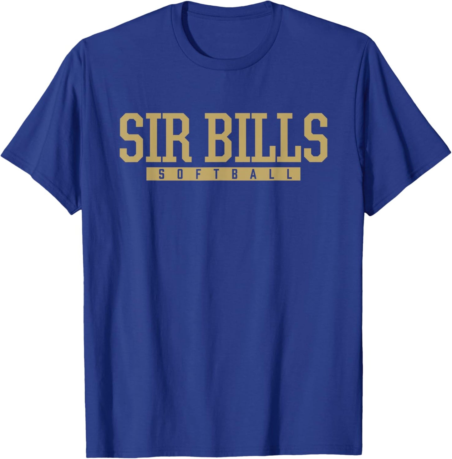 Johnstown Sir Bills Softball HS T-Shirt - T-Shirt | Royal