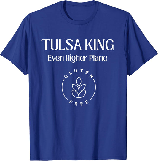 Tulsa King Even Higher Plane Gluten Free Weed Graphic T-Shirt - T-Shirt | Royal