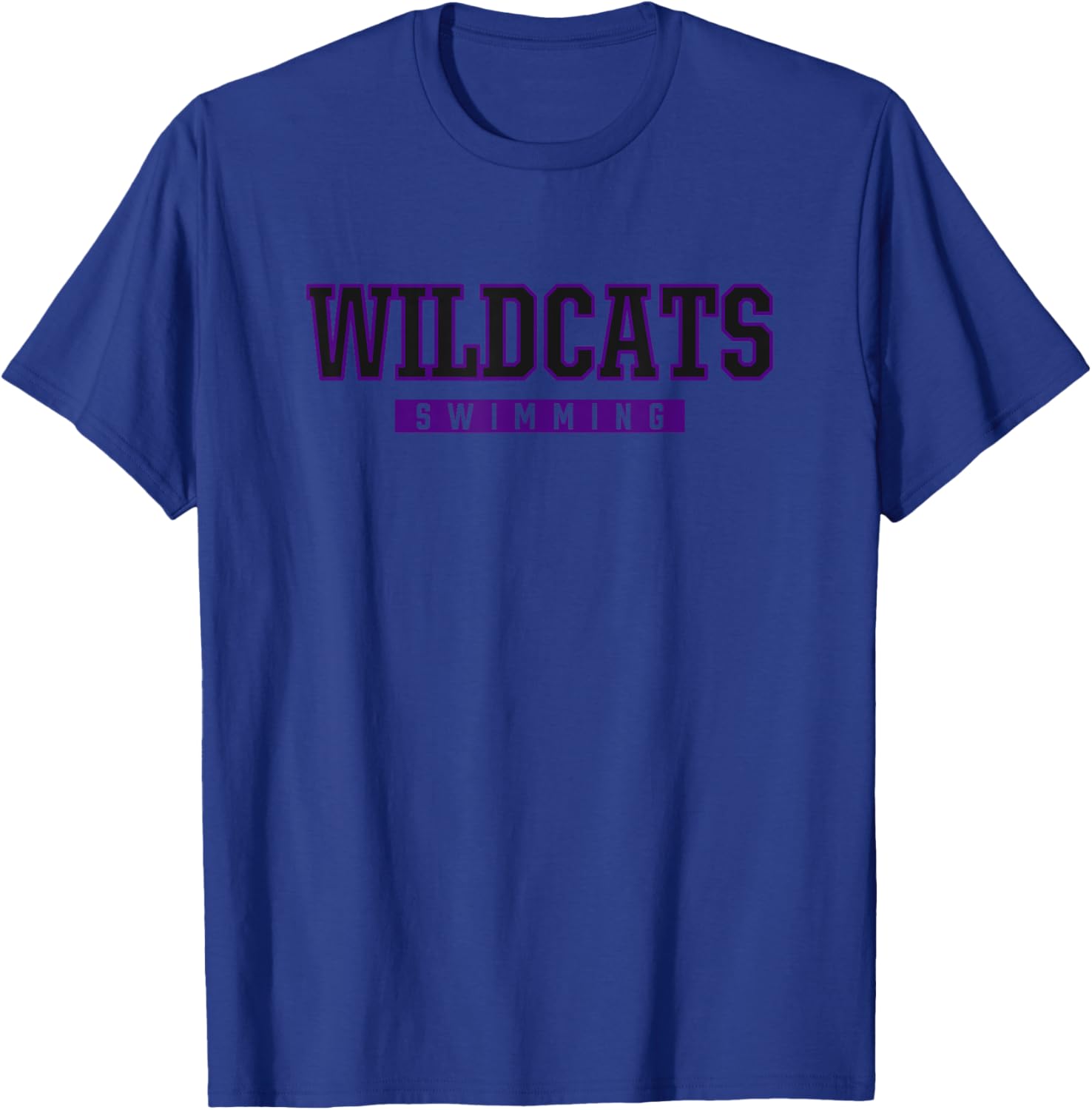 West Ashley Wildcats Swimming T-Shirt - T-Shirt | Royal