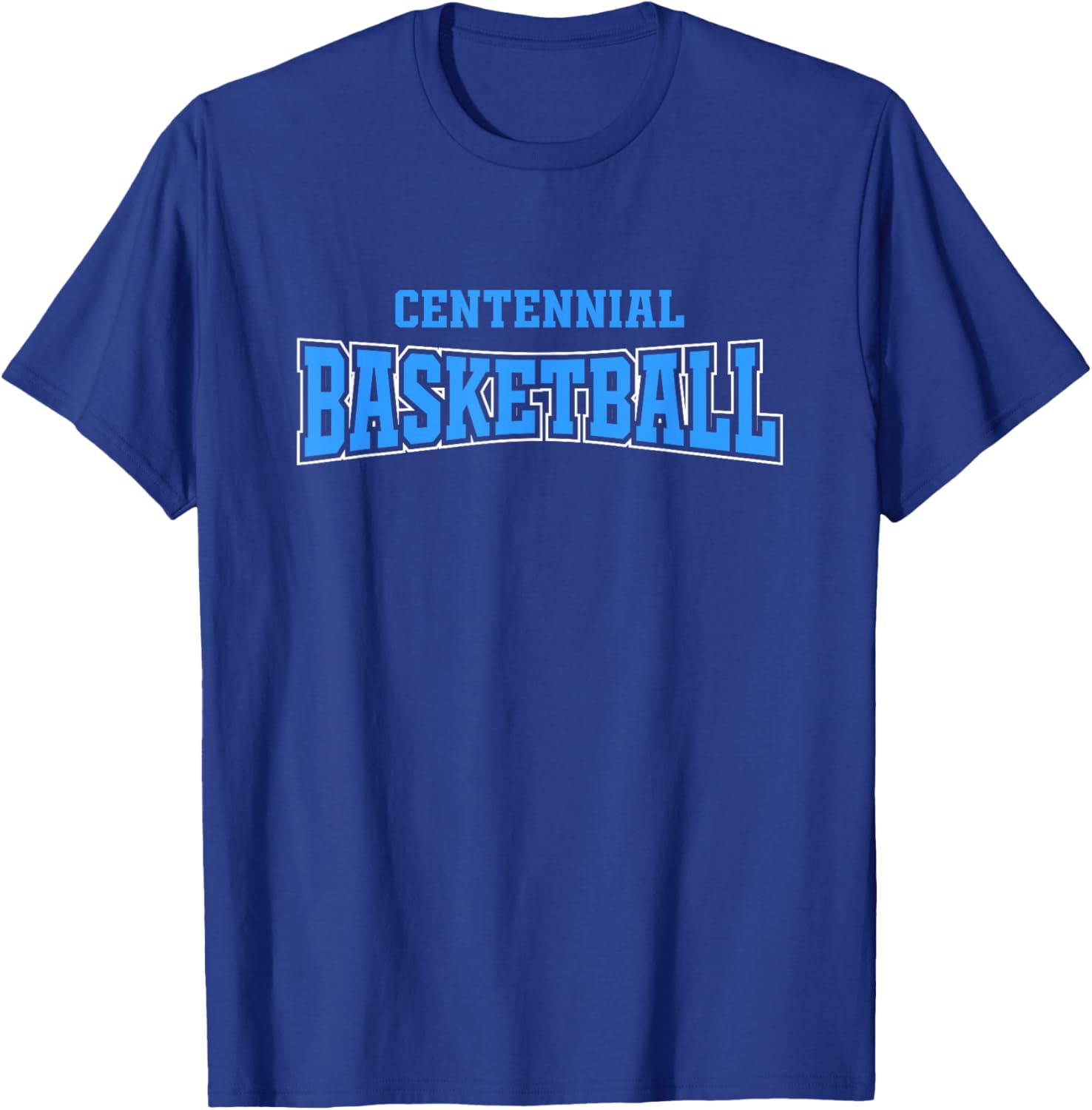 Centennial High School Basketball Warp HS T-Shirt - T-Shirt | Royal