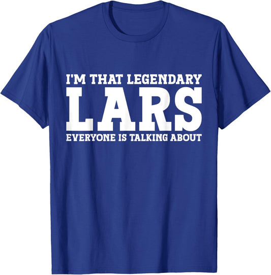 Lars Personal Name First Name Funny Lars T-Shirt - T-Shirt | Royal