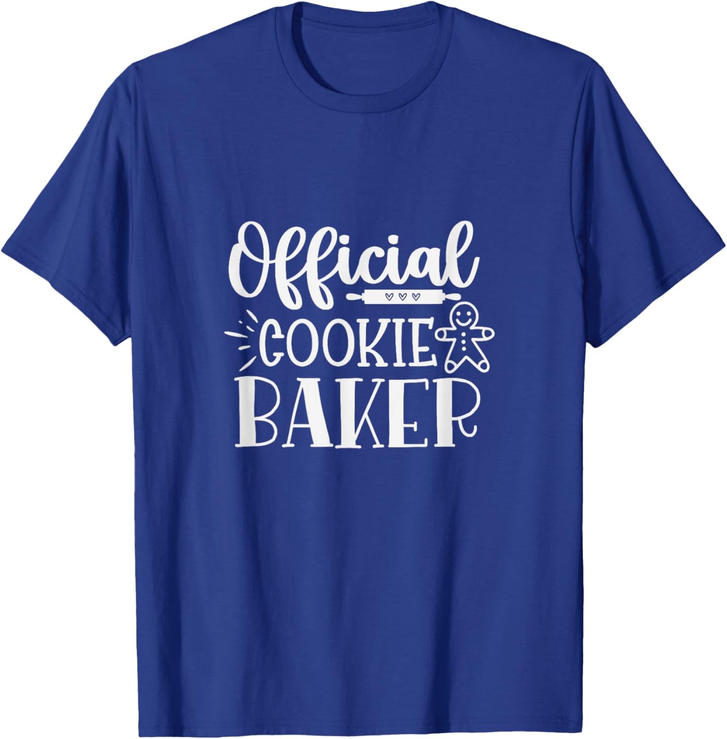 Christmas Cookie Baker Xmas Official Cookie Baking T-Shirt - T-Shirt | Royal