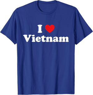 I Heart Souvenir Vietnam Travel I Love Vietnam T-Shirt - T-Shirt | Royal