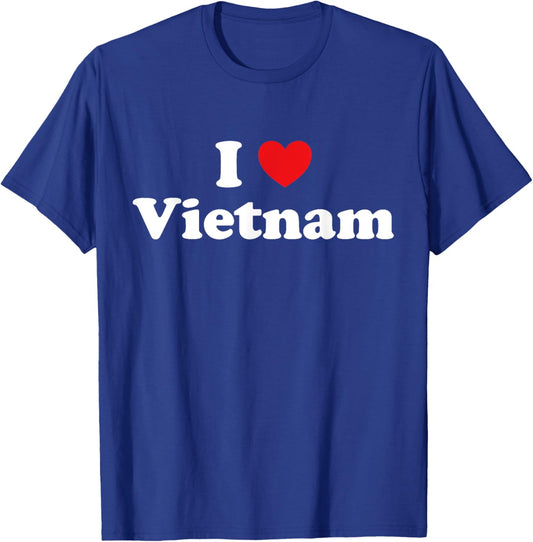 I Heart Souvenir Vietnam Travel I Love Vietnam T-Shirt - T-Shirt | Royal
