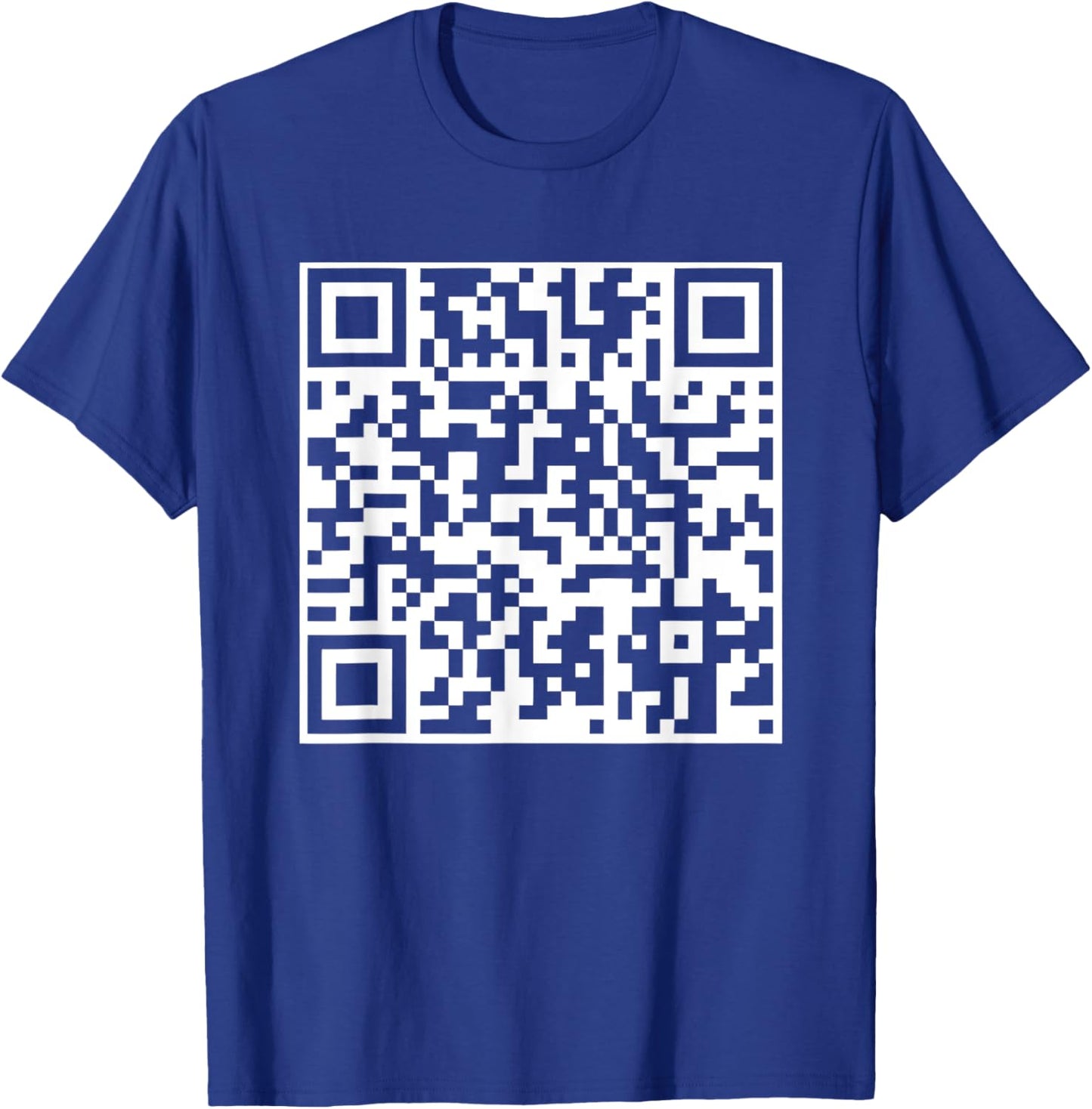 Funny QR President Trump Dance Code T-Shirt - T-Shirt | Royal