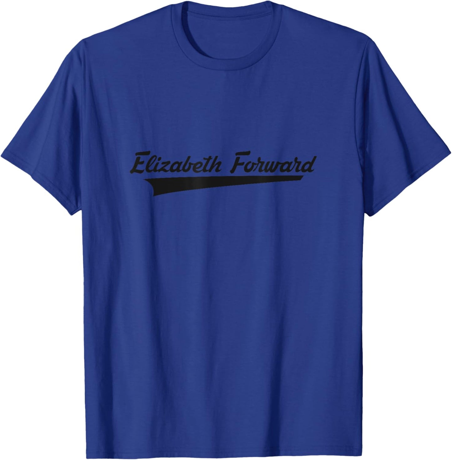 Elizabeth Forward High School Vintage Swoosh T-Shirt - T-Shirt | Royal