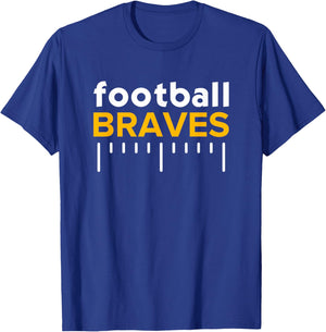 Star Valley Braves Football Lines HS T-Shirt - T-Shirt | Royal