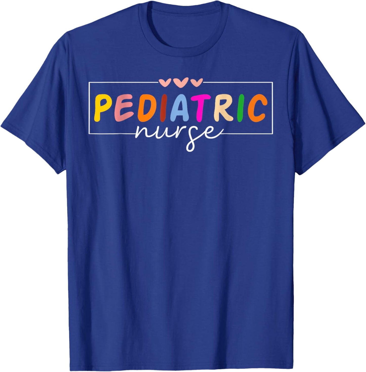 Cute Pediatric Nurse Practitioner Funny Pediatric Nursing T-Shirt - T-Shirt | Royal