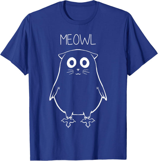 Meowl funny T-Shirt - T-Shirt | Royal