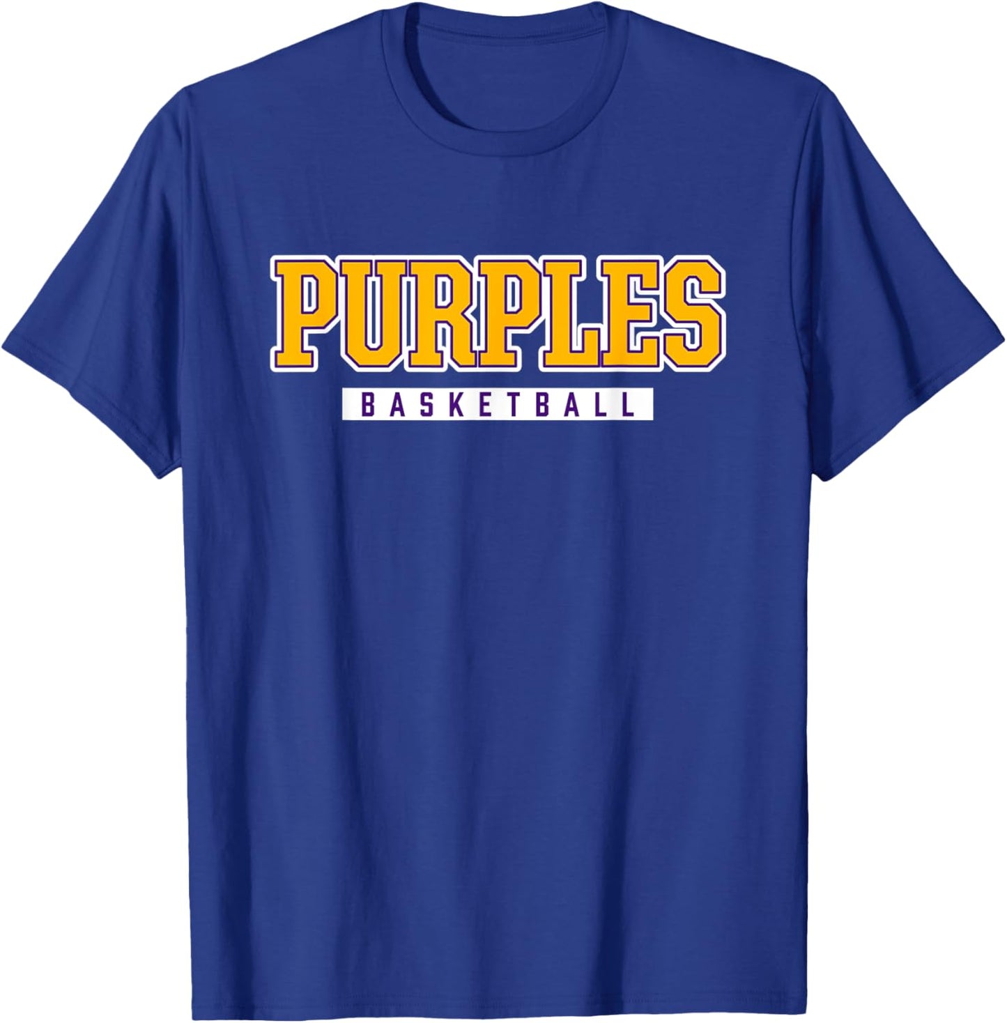 Purples Basketball Bowling Green High School T-Shirt - T-Shirt | Royal