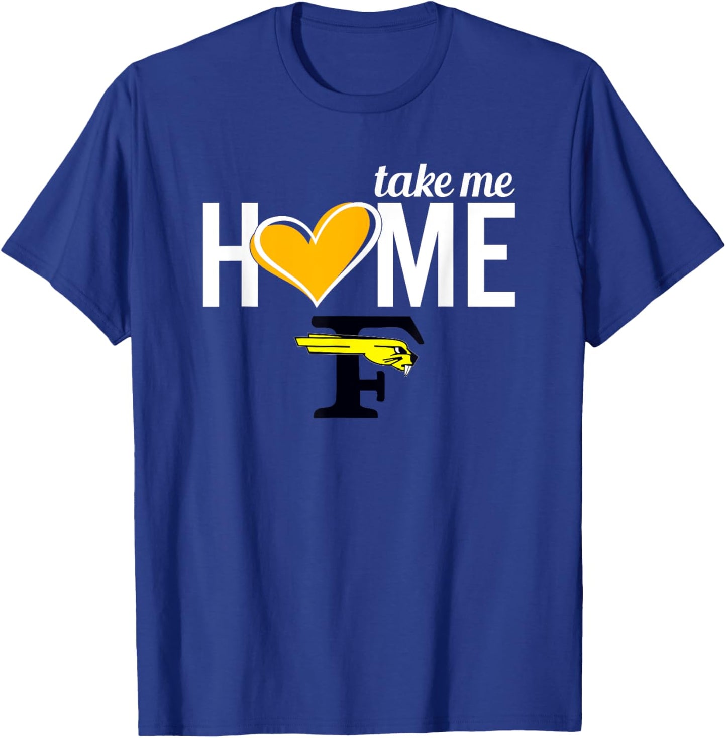 Forney Jackrabbits Logo Take Me Home HS T-Shirt - T-Shirt | Royal