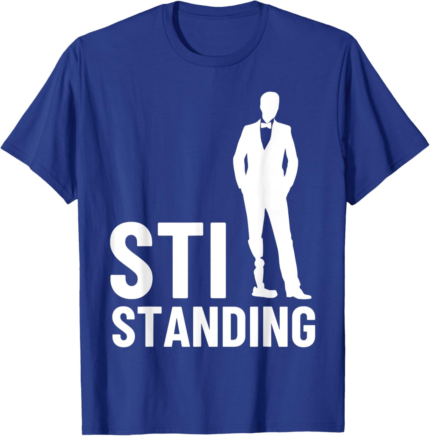 Leg Amputee Art Women Prosthetic Leg Amputation T-Shirt - T-Shirt | Royal