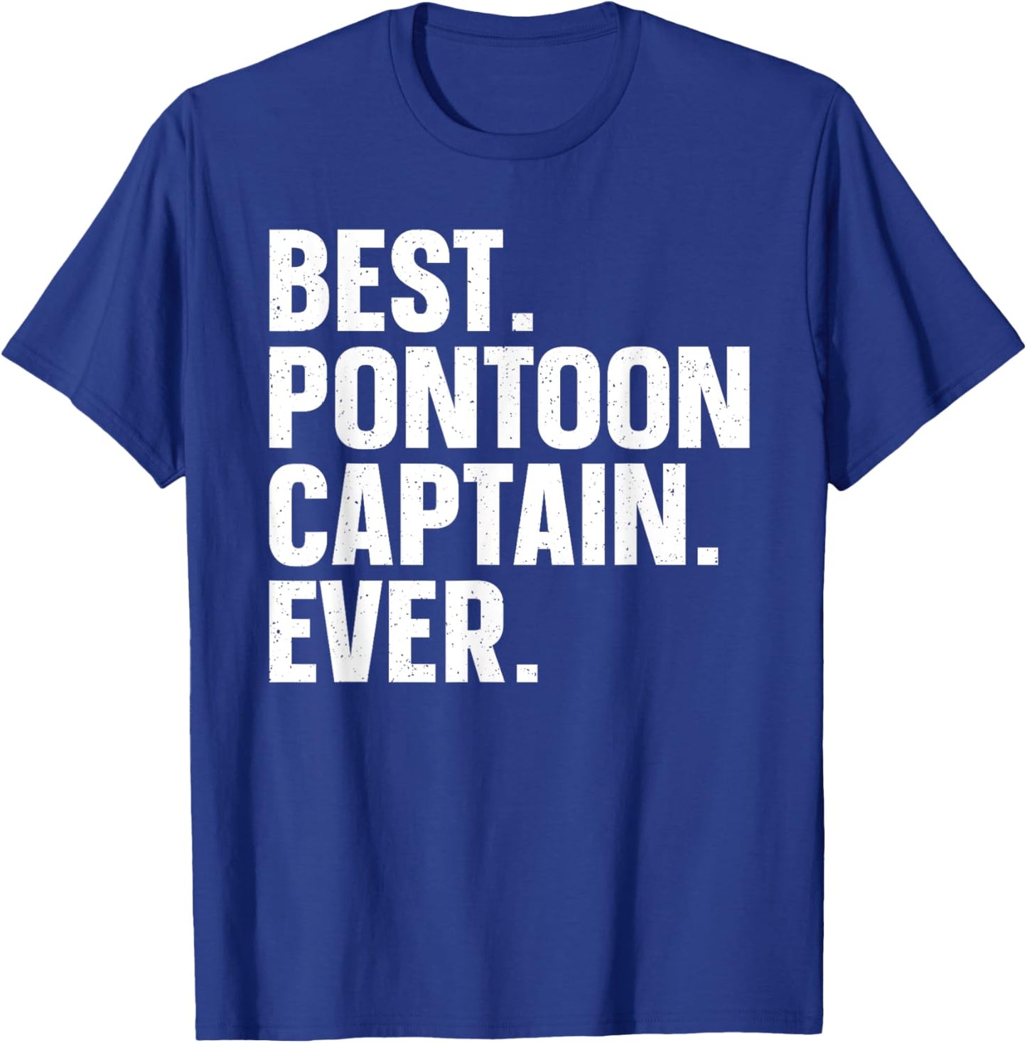 Pontoon Boat Captain Art Women Lake Pontooning Lover T-Shirt - T-Shirt | Royal