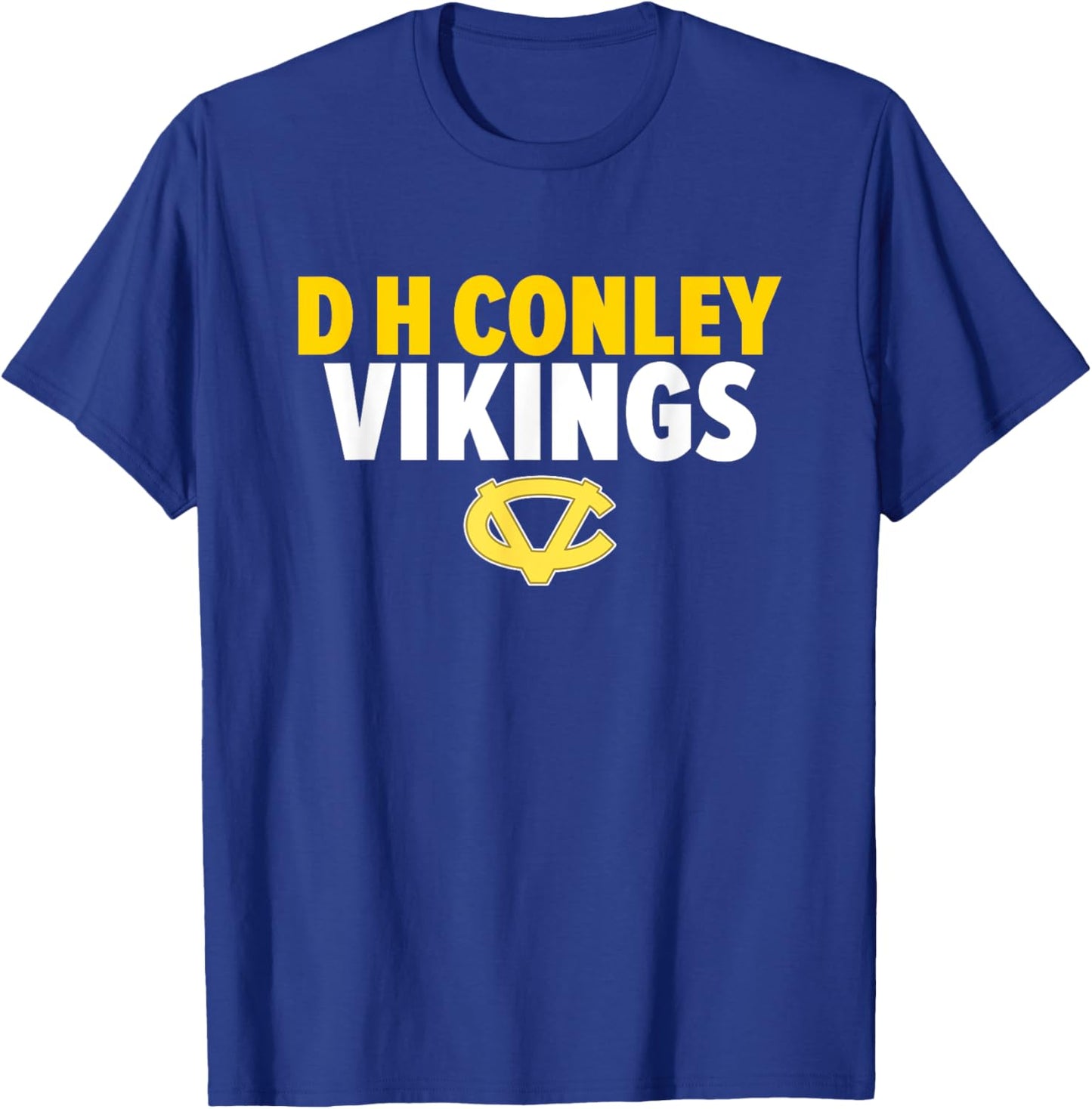 D H Conley Vikings Logo Bold HS T-Shirt - T-Shirt | Royal