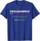 Programmer Debugging Definition Funny IT Developer Coding T-Shirt - T-Shirt | Royal
