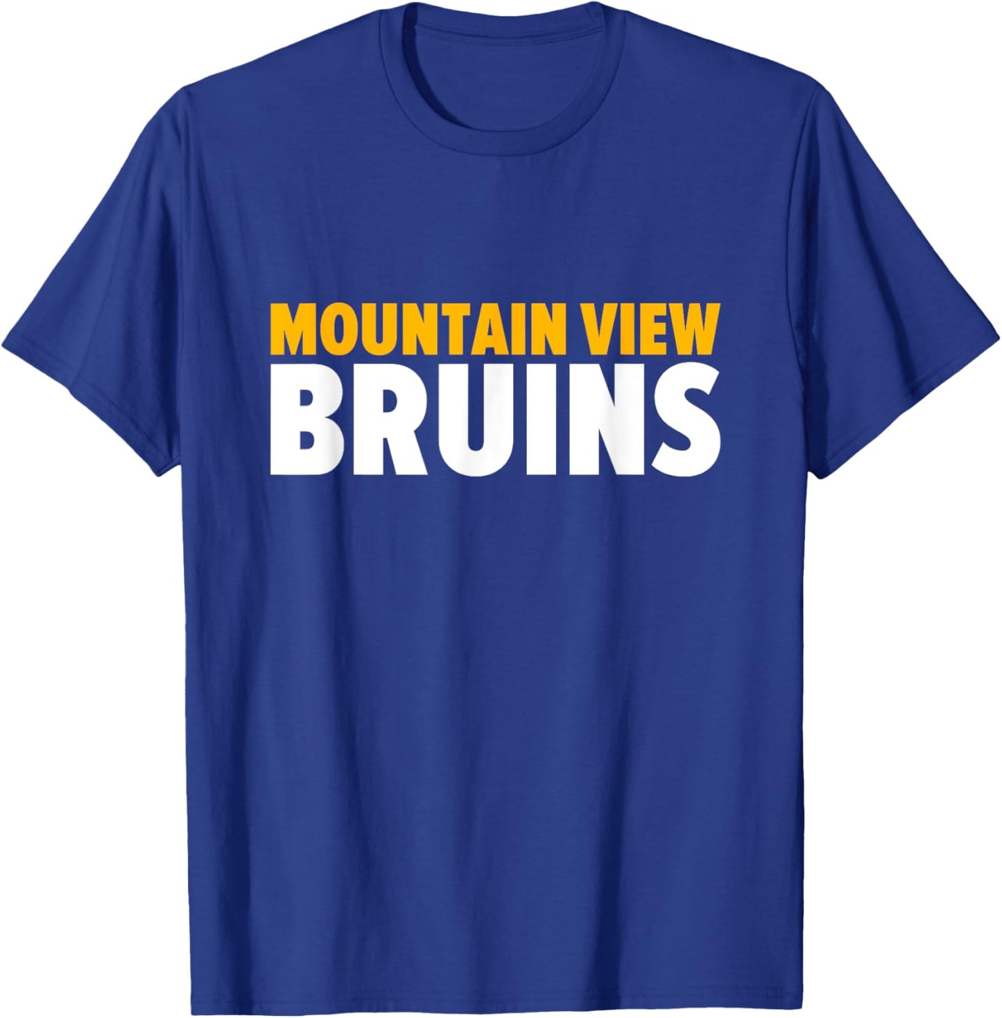 Mountain View Bruins Bold T-Shirt - T-Shirt | Royal