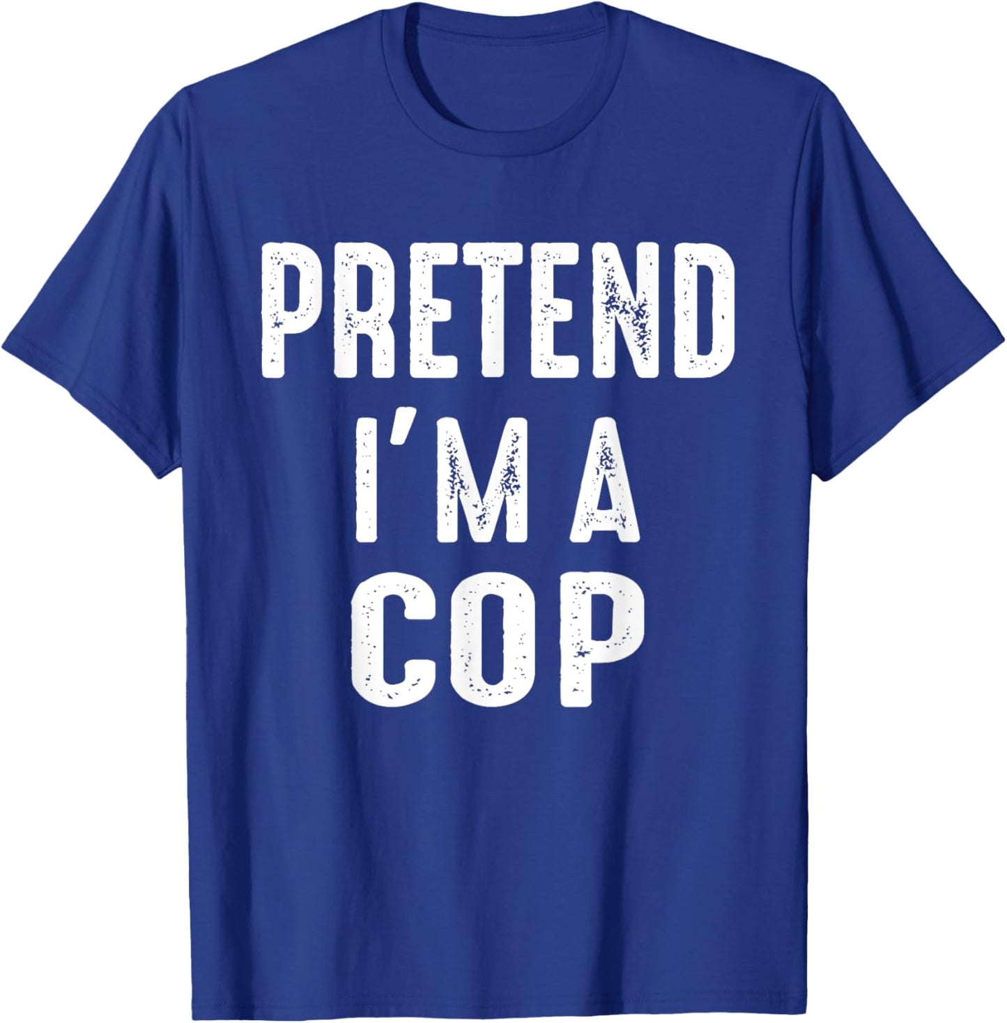 Pretend I'm A Cop Family Matching Halloween Costume T-Shirt - T-Shirt | Royal