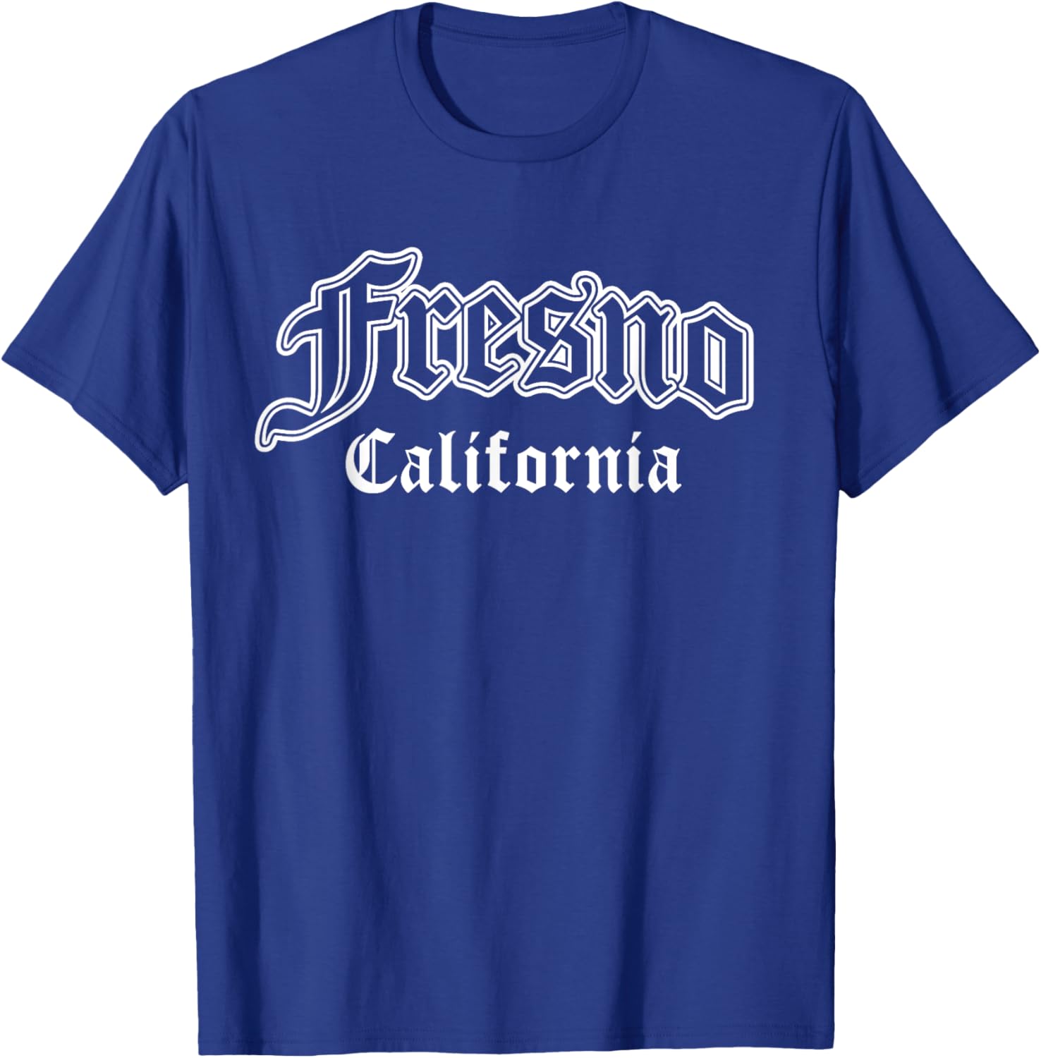 Fresno California Souvenir T-Shirt - T-Shirt | Royal