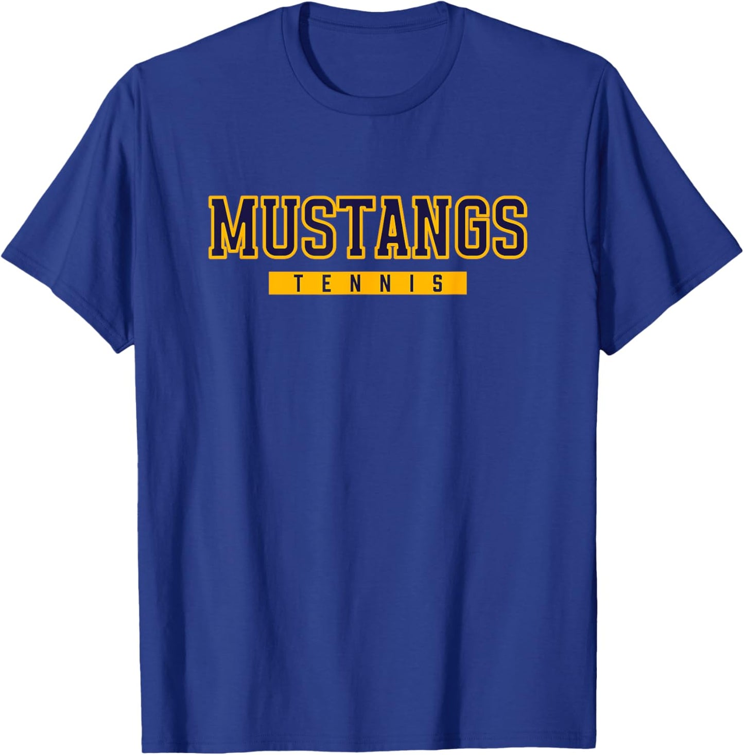 Portage Central Mustangs Tennis T-Shirt - T-Shirt | Royal