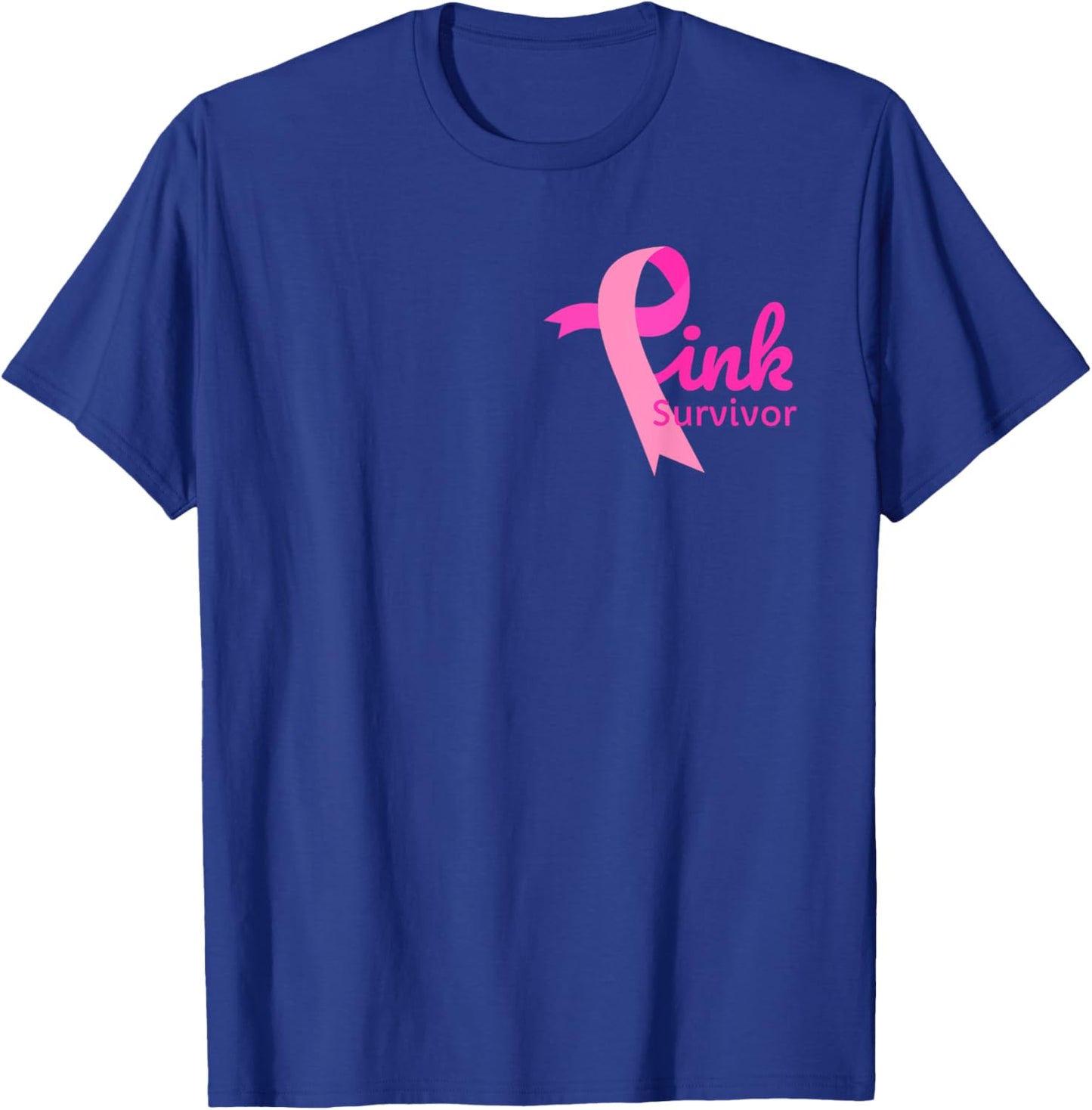 Breast Cancer Awareness Pink Ribbon Support Squad Cancer T-Shirt - T-Shirt | Royal