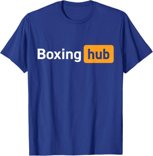 Boxing Hub Funny Cute Adult Novelty Gym Boxing T-Shirt - T-Shirt | Royal