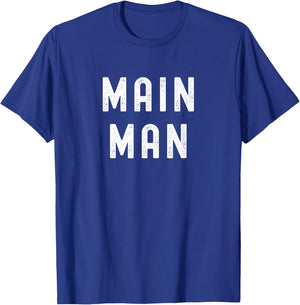 Main Man Side Chick Thanksgiving Meal Matching Couple Pajama T-Shirt - T-Shirt | Royal