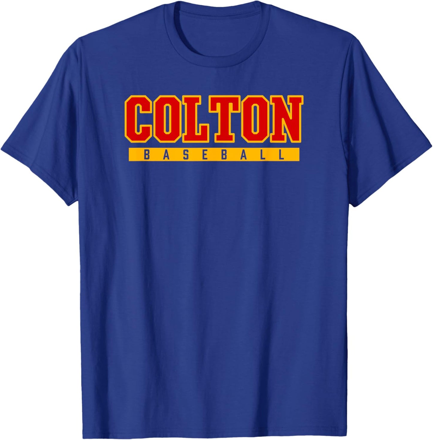Colton High School Baseball T-Shirt - T-Shirt | Royal