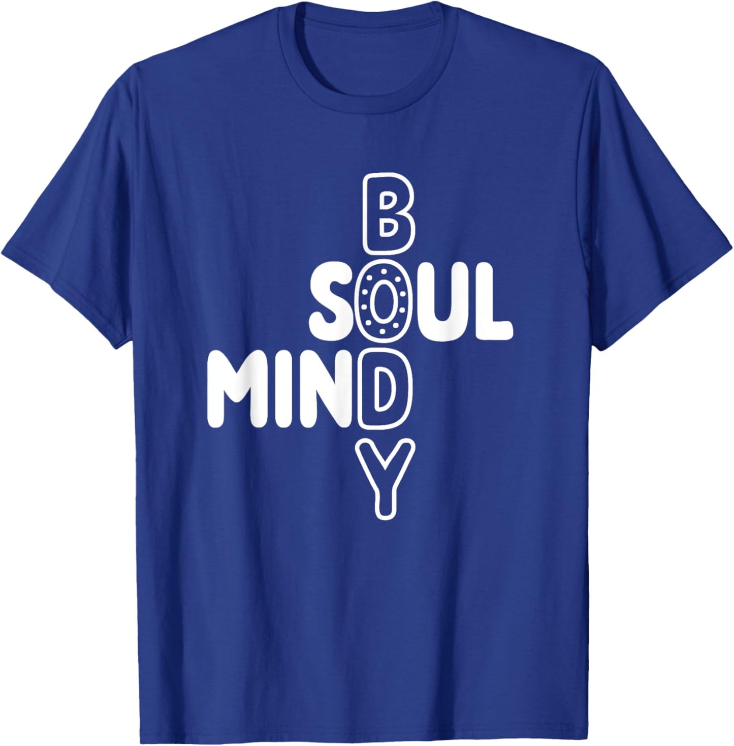 Where the Mind Body and Soul Intersect, Beautiful Calm Zen T-Shirt - T-Shirt | Royal