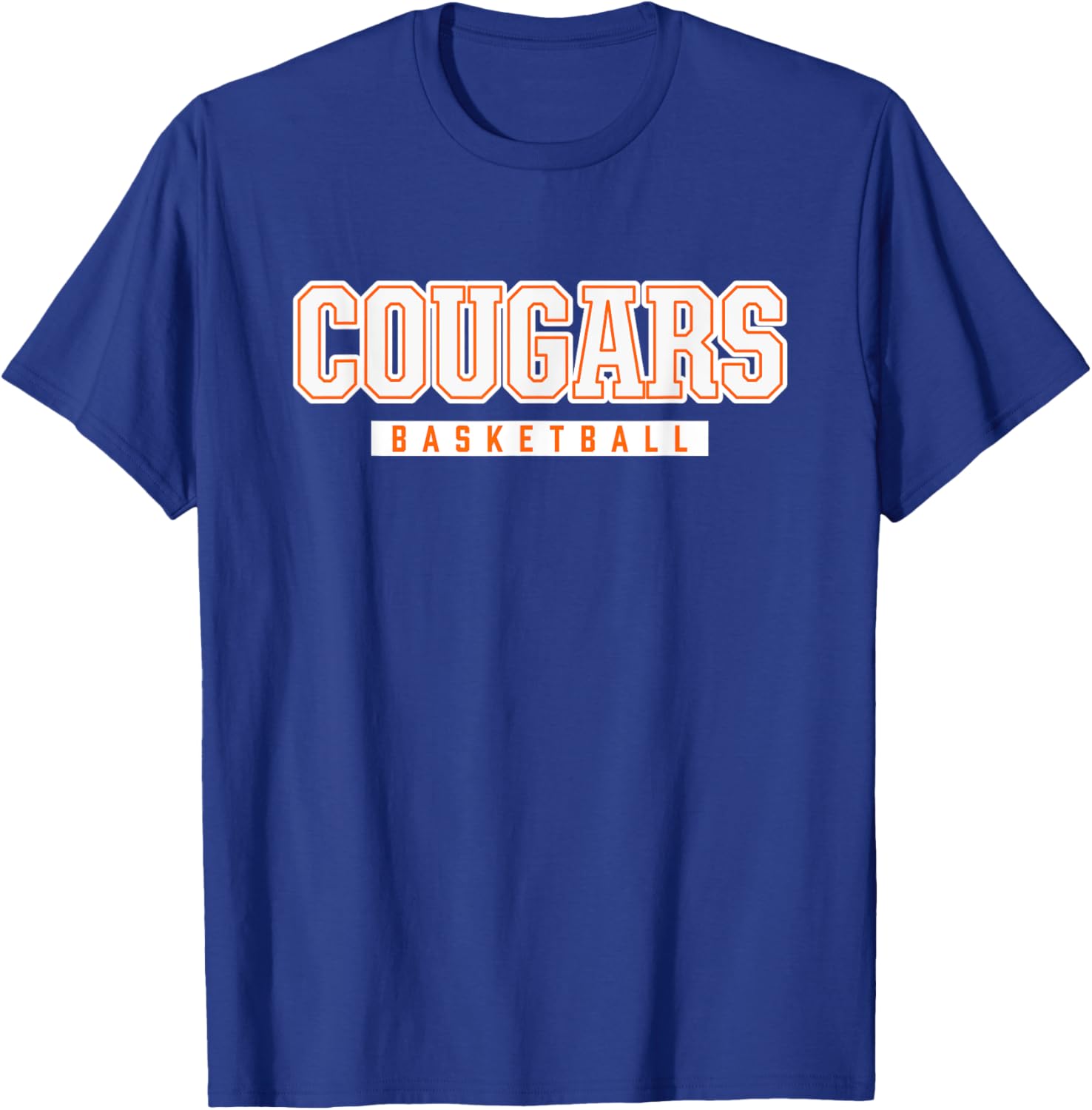 Cougars Basketball Northside High School T-Shirt - T-Shirt | Royal
