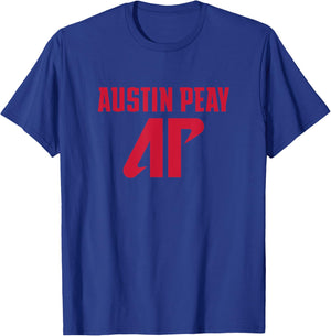 Austin Peay State University Governors Apparel Fans T-Shirt - T-Shirt | Royal